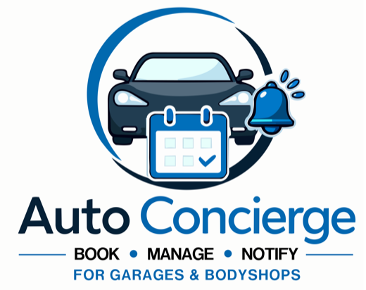 AutoConcierge &mdash; book, manage, notify. For garages and bodyshops.